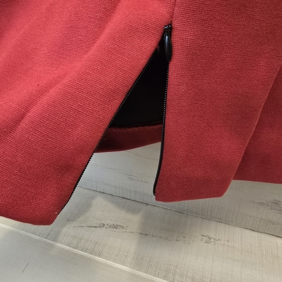 {10} Robert Rodriguez Red Structured Dress - Picture 9 of 13